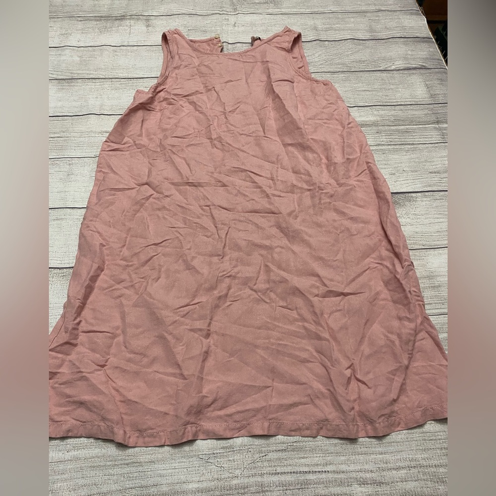 Loft Pink Sleeveless Shift Dress. Midi. Women’s Size 8.